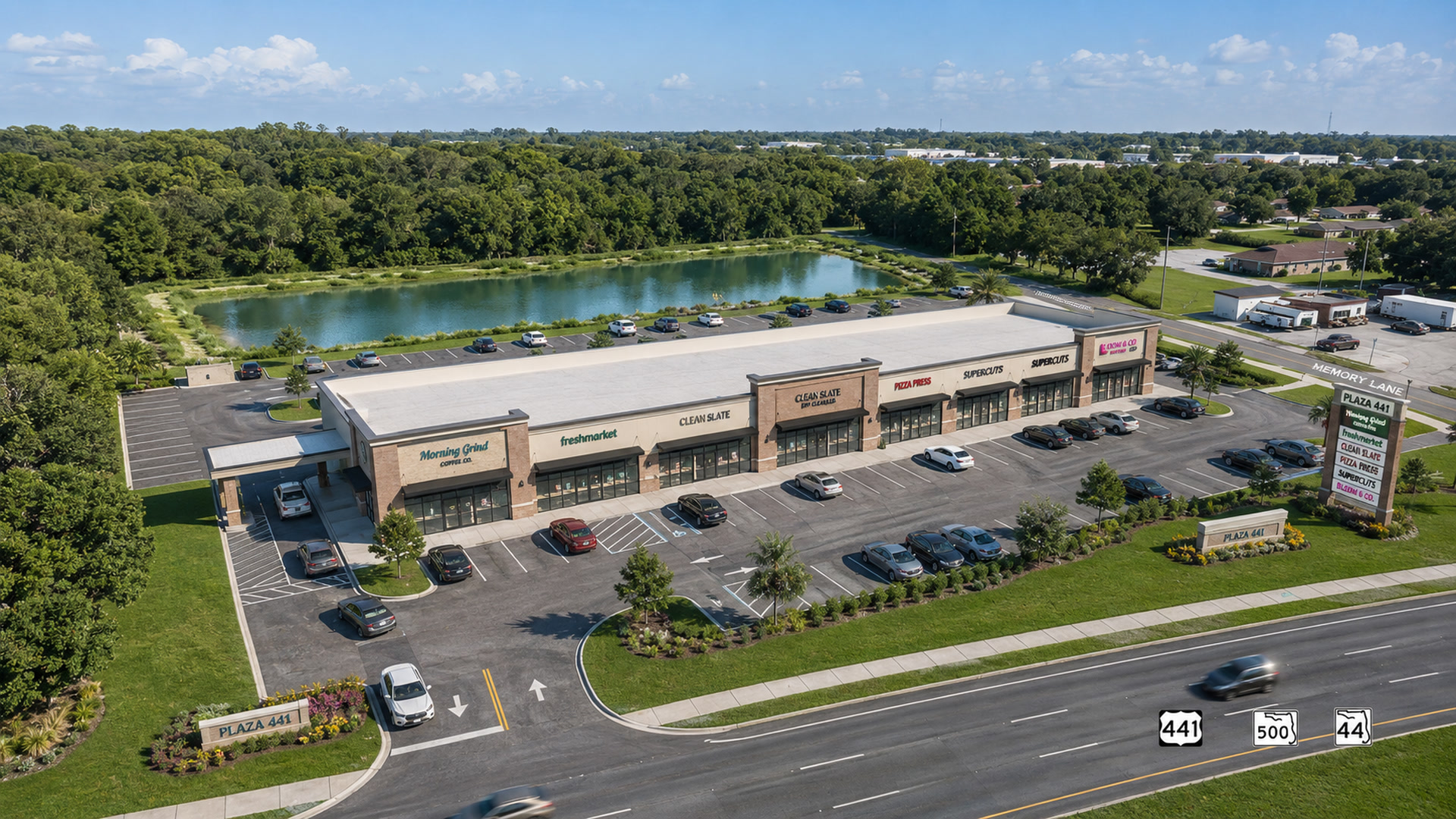 Approved aerial rendering of Plaza 441